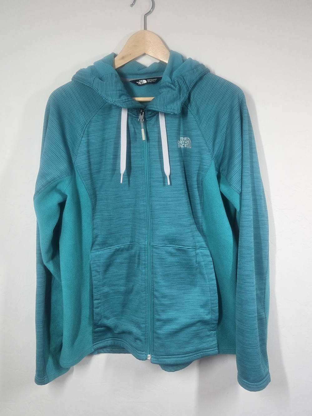 The North Face Women’s Teal Full-Zip Hooded Jacket